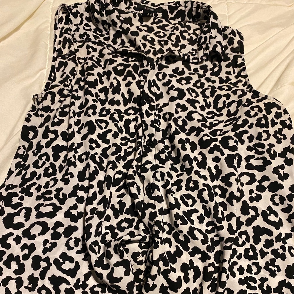 Leopard print blouse
